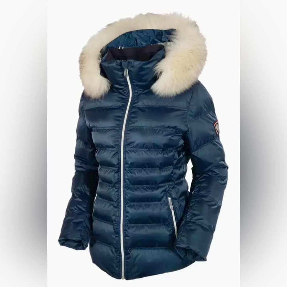 Sunice Fiona Waterproof Quilted Stretch Jacket With Removable Fur Ruff